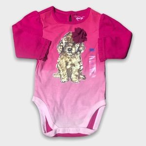 4/$20🥳 Ping Long Sleeve Puppy Onesie